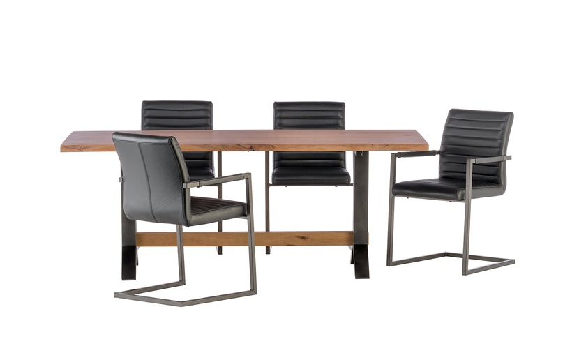 Bellamy Dining Table and 4 Side Chairs